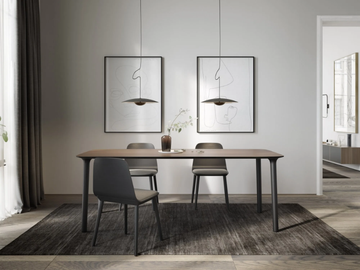 ROLL - Rectangular wooden table by TREKU