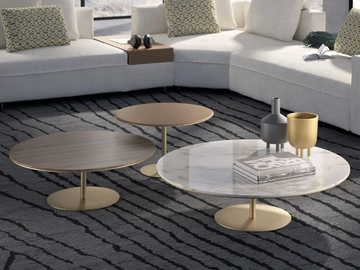 ROUND - Round handmade coffee table by Tremolada