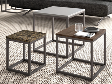 SQUARE - Rectangular handmade coffee table by Tremolada