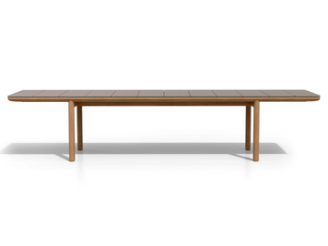 AMANU - Rectangular teak dining table by TRIBÙ
