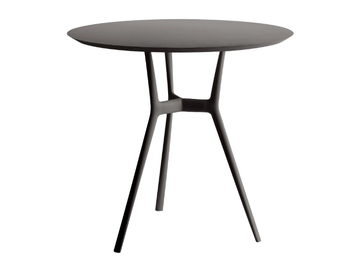 BRANCH - Round powder coated aluminium garden table by TRIBÙ