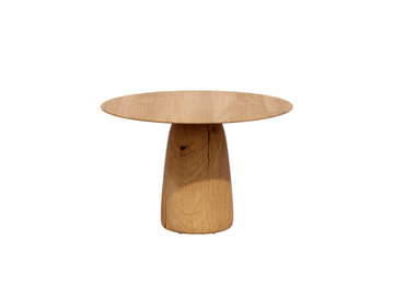 DUNES - Round teak garden side table by TRIBÙ