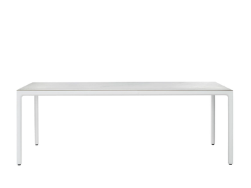 ILLUM - Rectangular ceramic garden table by TRIBÙ