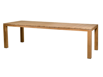 KOS - Rectangular teak dining table by TRIBÙ
