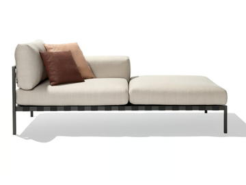 NATAL ALU - Upholstered fabric meridienne by TRIBÙ
