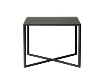 NATAL ALU X - Low square powder coated aluminium coffee table by TRIBÙ