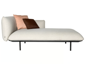 SENJA - Upholstered fabric lounger by TRIBÙ