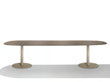 T-TABLE - Ceramic garden table by TRIBÙ