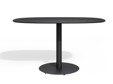 T-TABLE - Oval ceramic garden table by TRIBÙ