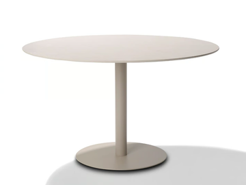 T-TABLE - Round ceramic garden table by TRIBÙ