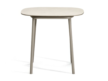 TOSCA - Square ceramic garden side table by TRIBÙ