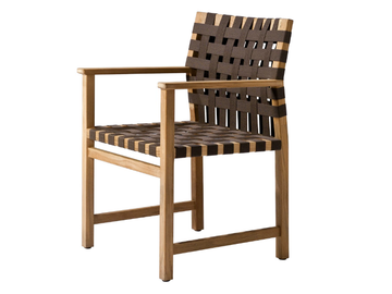 VIS À VIS - Canax® dining chair with armrests by TRIBÙ