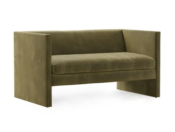 ANGLE - 2 seater velvet sofa by TRNK