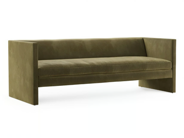 ANGLE - 3 seater velvet sofa by TRNK