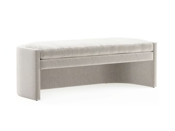 ARC - Upholstered fabric bench by TRNK