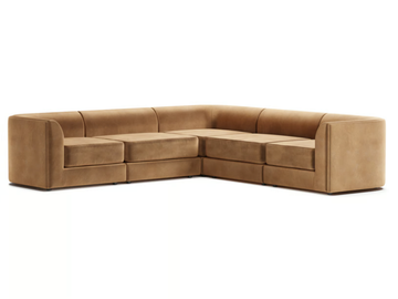 MAURA - Corner modular fabric sofa by TRNK
