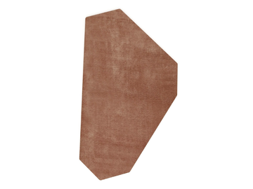 POLYGONAL - Solid-color custom handmade merino wool rug by TRNK