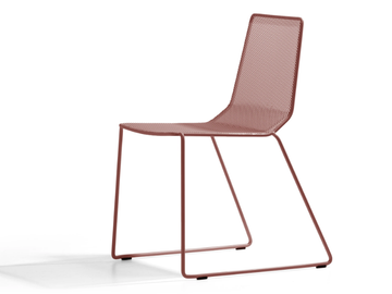 MARINA OUT MA 1M05 OUT - Stackable sled base steel garden chair by True Design
