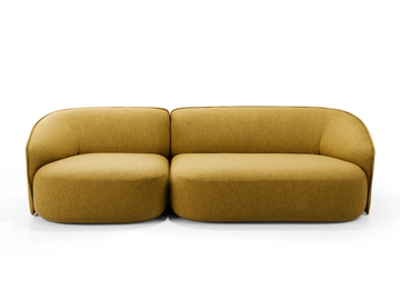 SIBYLLA - Sectional fabric sofa by True Design