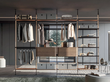 CLIMB - Sectional modular wooden hallway unit by TUMIDEI