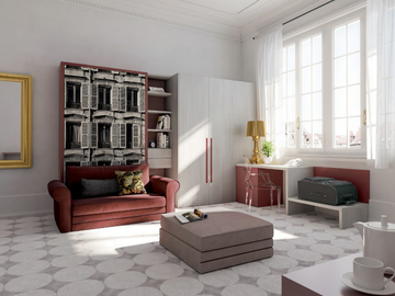 ON-OFF CONFIGURATION 274 - Wooden wall bed by TUMIDEI