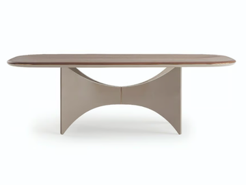 BLUES - Rectangular wooden table by Turri