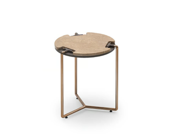 BLUES - Round side table by Turri