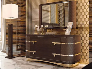 DIAMOND - Wooden chest of drawers by Turri