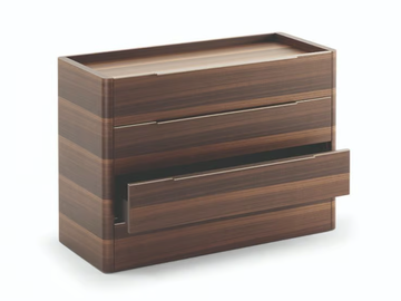 DOMUS - Wooden chest of drawers by Turri