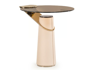 ECLIPSE - Round glass coffee table for living room by Turri