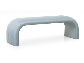 ECLIPSE - Upholstered fabric bench by Turri