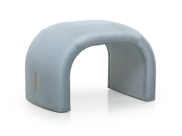ECLIPSE - Upholstered rectangular fabric pouf by Turri