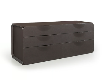 MILANO - Wooden chest of drawers by Turri