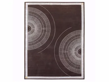 NOIR - Handmade rectangular wool and silk rug by Turri