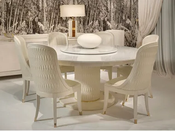 NUMERO TRE - Table with Lazy Susan by Turri