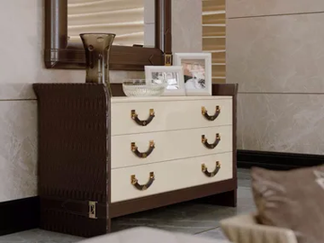 NUMERO TRE - Wooden chest of drawers by Turri