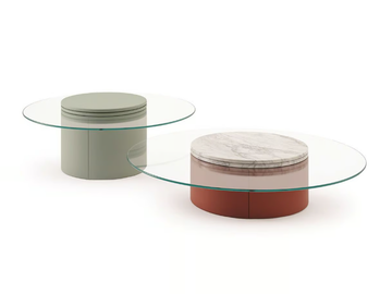 ROMA - Glass coffee table by Turri