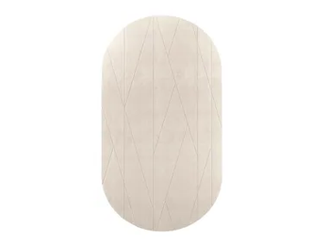 ROMA - Patterned oval rug by Turri