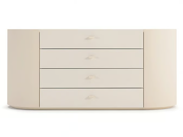 ROMA - Wooden chest of drawers by Turri