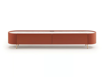 ROMA - Wooden TV cabinet by Turri