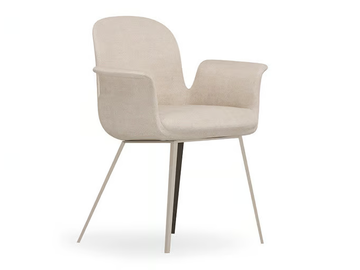 SOUL - Fabric chair with armrests by Turri