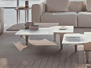 SOUL - Low marble coffee table by Turri