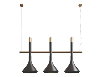 TUBULAR BELLS - Metal pendant lamp by Turri