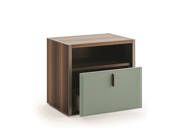 VENDOME - Wooden bedside table by Turri