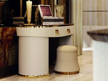 VOGUE - Leather dressing table by Turri