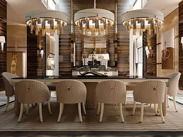 VOGUE - Upholstered leather chair by Turri