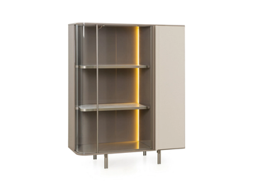 ZERO - Display cabinet with integrated lighting by Turri