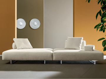 AVENUE - Sectional fabric sofa by Twils