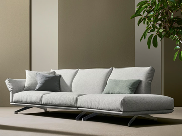 WING - Sectional fabric sofa by Twils