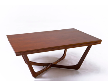 C'EST LA VIE - Extending rectangular mahogany coffee table by Unopiù